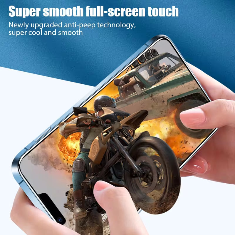 2PCS Privacy Glass for Iphone 15 14 13 12 11 Pro Max Mini Anti-Spy Screen Protector for Iphone X XS XR 7 8 6 plus SE 2020 2022